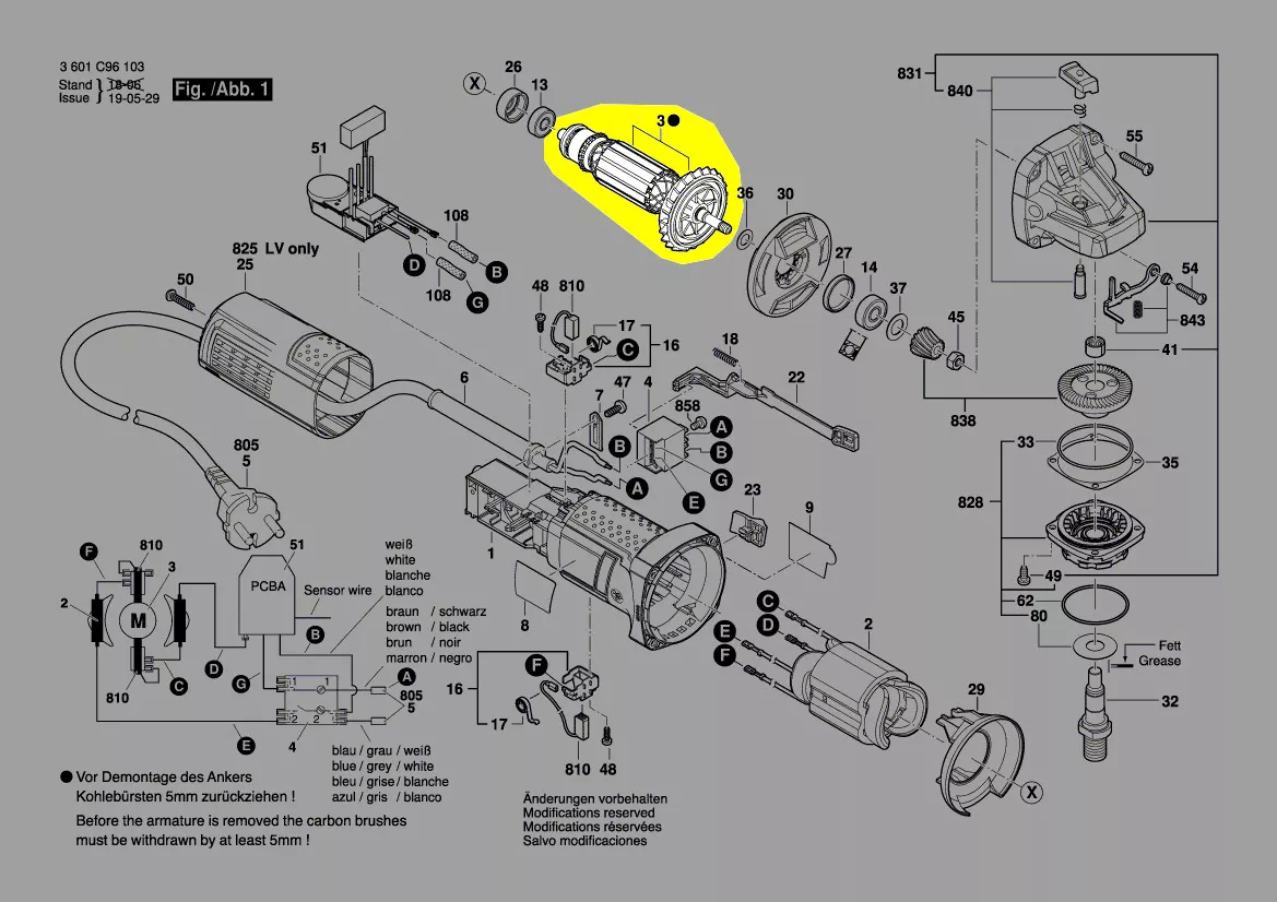 Induit réf. 1 604 010 BN1 Bosch
